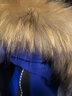 雪中飞【成毅同款】【鹅绒】男女同款羽绒服貉子毛领中长羽绒服工装保暖 亮宝蓝|5162 XS 160/84A（尺码偏大选小一码） 实拍图