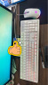 牧马人 K104游戏机械键盘鼠标套装家用办公台式电脑笔记本有线外接104键电竞大键热插拔三件套外设 K104白色青轴混光+M1游戏鼠标 晒单实拍图