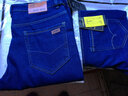 傲励锦【148两条】加绒牛仔裤男弹力中青年宽松直筒裤加厚商务休闲长裤 807蓝色加绒+009蓝色加绒 34码( 二尺七) 实拍图
