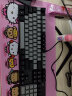 森松尼（sunsonny） 机械键盘鼠标套装有线台式电脑笔记本外设游戏办公打字热拨插可换轴可编程发光  J9黑灰双拼白光（青轴） 实拍图