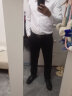 罗蒙（ROMON）纯色商务职业正装男士衬衫工装男装长袖衬衣男CS108白色2XL 晒单实拍图