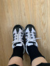 斯凯奇Skechers女鞋厚底松糕老爹鞋熊猫鞋绑带休闲运动鞋11914 黑色/白色BKW 37.0 实拍图