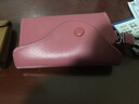 蒙伯斯钥匙包男真牛皮简约女卡包大容量多功能腰挂钥匙扣家用汽车锁匙包 玫红色【6挂扣】 实拍图