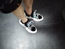 潮小二男鞋2024新款春季潮牌运动休闲平底板鞋青少年百搭轻便工作小白鞋 白灰【2260】增高款 40 实拍图