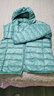 雅鹿轻薄羽绒服女短款连帽秋冬新款90绒轻便外套ap 浅绿色 185/4XL 实拍图