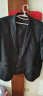 席臣加肥加大码西装外套休闲男宽松商务西服显瘦特大号胖子肥佬西服套装 黑色单西 6XL（230-250斤） 晒单实拍图