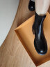 TOD'S【限时特享】官方女士短筒切尔西靴粗跟厚底加绒女靴 黑色 35 脚长22.6cm 晒单实拍图