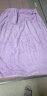 倍呵 浴巾女浴裙浴帽套装干发巾珊瑚绒抹胸可穿浴巾干发帽汗蒸服吸水浴袍 (珊瑚绒浴裙+浴帽)紫色 实拍图