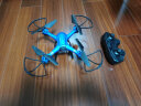 Dwi航拍无人机儿童遥控飞机男孩小学生电动四轴飞行器新手入门级耐摔 【定高版-无航拍】蓝色 3电池+多充【赠品礼包】送便携包 实拍图