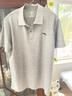 安踏POLO衫短袖男t恤夏季款休闲运动健身服薄款男士冰丝速干跑步男装 8113-3男装灰【冰丝速干】 XL (180) 适合140-160斤 实拍图