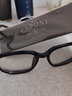 蔡司（ZEISS）镜片可选近视眼镜男女变色防雾防蓝光辐射平光镜木纹腿大框配度数 配1.56钻晶变色防蓝光0-300度 实拍图