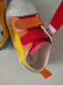 卡特兔童鞋幼儿园室内鞋早秋女童宝宝帆布鞋儿童软底机能鞋男童饼干鞋子 黄红橘 24 内长14.5cm  脚长13.6-14.2 实拍图