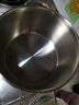 Momscook 不锈钢汤锅浅烧锅炖汤锅复底加厚 玻璃盖 SUS304 电磁炉燃气通用 22×12.5CM汤锅 22cm 实拍图