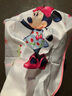 【单件】迪士尼（Disney）宝宝吃饭罩衣婴儿童冬饭兜幼儿罩衫围裙防水反穿衣长袖画画罩衣 【单件】短袖米妮罩衣 110码 实拍图