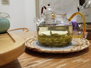 从简 侧把玻璃茶壶小号手工日式加厚耐高温家用可加热养生壶带过滤泡茶壶 玻璃小壶H21柠檬黄【大号400ML】 实拍图
