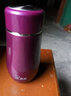 希诺保温杯子304不锈钢真空杯带盖便携时尚女士小巧可爱公主水杯 XN-9638紫色 300ml 实拍图