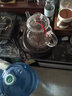玉兰香耐热全玻璃蒸汽煮茶壶过滤黑茶普洱茶具泡茶壶家用煮茶器茶具套装 C款茶壶1.3L+黑色炉套装 实拍图