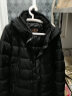 雪伦羽绒服男长款连帽加厚休闲秋冬外套 66903 黑色 M/165 晒单实拍图
