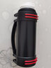 慕馨（moosen）大容量保温壶瓶户外男不锈钢热水瓶运动暖水壶定制logo党员纪念品 2.0L黑+配背带【免费刻字】 实拍图