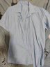 凡客诚品衬衫男商务易打理纯色西服正装衬衣男士白衬衫 短-纯蓝 42 实拍图