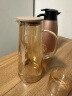 苏泊尔家用便携锥形杯子具带把耐高温单层玻璃凉水壶瓶1.8L琥珀KC18KA10 实拍图