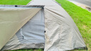 北山狼  双层露营帐篷户外便携式铝合金防雨过夜帐篷双人防晒野营 玻杆蓝色(双人) 实拍图