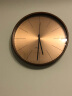 纳什客厅挂钟创意电波钟表现代简约轻奢2024新款餐厅时钟挂墙高档挂表 14英寸(刻度款） 实拍图