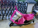 天堂伞雨衣电动车雨披摩托车雨衣雨披电瓶车雨披加大加长加厚牛津布料 单人-黄色-牛津布提花面料 实拍图