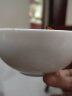 晟普（shengpu）唐山骨瓷碗家用纯白陶瓷饭碗微波炉米饭碗面碗汤碗粥碗吃饭碗餐具 4英寸奥碗小汤碗【4个装】 实拍图