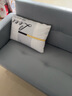 卓芝 布艺沙发床客厅卧室组合家具北欧现代小户型出租房公寓折叠沙发 8号银灰色(科技布) 3人位(1.7米长*宽0.95米)配2抱枕 实拍图