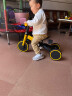uonibaby儿童平衡车滑步车1-4岁男女孩脚踏车溜娃神器滑行车三轮车手推车 巴洛克黄 实拍图
