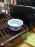 京隆堂珐琅彩陶瓷茶具小茶杯内白功夫茶具茶杯品茗个人单杯 花枝招展反口杯 实拍图