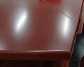 山威会议桌长桌油漆贴实木贴皮办公桌接待室会客洽谈开会桌子 450*160*76cm 晒单实拍图