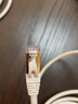 JUXIN炬信CAT6类网线千兆网络连接线8类万兆双屏蔽网线八类工程家用电脑宽带网络跳线水晶头90度弯头网 六类上弯对直头【白色】 2米 实拍图