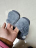 利达妮（TZLDN）棉拖鞋男包跟情侣可爱家居毛毛绒居家棉鞋女秋冬保暖男士拖鞋冬季 灰色【XX熊】 40-41 【适合39-40】 实拍图