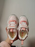 基诺浦儿童棉鞋秋冬款加绒加厚学步鞋男女童机能鞋GY1518 粉色/白色/橘色 24 150mm 适合脚长146-155mm 实拍图
