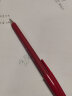 斑马牌（ZEBRA）橡胶杆圆珠笔 0.7mm子弹头原子笔中油笔 R8000 红色 10支装 实拍图