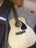 雅萨特奥（YASATEAO)单板民谣吉他38寸初学者吉他新手入门吉它学生乐器 38寸【镶边】原木+礼包 实拍图
