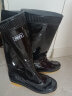 回力雨鞋男高筒防水鞋户外雨天耐磨胶鞋不易滑雨靴套鞋6807黑色高筒42 实拍图