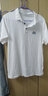 JEEP短袖t恤男polo领2025夏季新款商务休闲宽松半袖棉质刺绣打底T恤衫 白色 M 实拍图