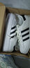 阿迪达斯（adidas）男鞋女鞋三叶草板鞋冬季新款情侣金标贝壳低帮学生百搭休闲小白鞋 【经典款】贝壳头Superstar/偏大/店长主推 38 实拍图
