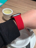 BHO【热销5万+】适用苹果手表表带apple iwatch s10/s11表带s9/se3/2单圈编织表带s8/7尼龙女士男生款 红色 44/45/46表盘S码【腕围161-173mm】 实拍图