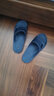 足间舞凉拖鞋男女春夏季情侣拖鞋家居室内浴室防滑居家轻便一字型迷彩韩版时尚外穿拖鞋人字防滑沙滩地板老人 宝蓝色 43 实拍图