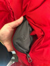 埃尔蒙特连帽加厚羽绒服男款保暖衣耐磨外套女防泼水冬季防风御寒 【城际系列】男士红色 L 实拍图
