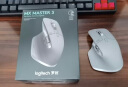 罗技（Logitech）MX Master 3 鼠标 无线蓝牙鼠标 办公鼠标 右手鼠标 双模优联 科技灰 带无线2.4G接收器 实拍图