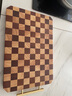 原森太乌檀木棋盘格菜板抗菌防霉家用砧板切菜板子实木案板木质刀板占板 【抗菌防霉】棋盘格40*27*3CM 实拍图