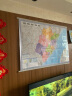 江苏省地图挂图 约1.1*0.8m挂绳挂图 防水防潮 全省政区交通 实拍图