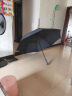 魅驰（MELLCCI） 加大号长柄雨伞男士商务定制印logo广告直柄伞超大三人加固防风车载迎宾直杆伞 直径1.52米-黑色 实拍图