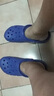 CROCS卡骆驰洞洞鞋贝雅男鞋女鞋轻便耐磨一脚蹬拖鞋休闲鞋|10126 青花瓷蓝-4JL 45 (290mm) 实拍图