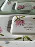 KORDCO 密胺托盘欧式长方形家用杯子托盘印花欧式茶盘客厅水果盘蛋糕盘 夹竹桃PN327 实拍图